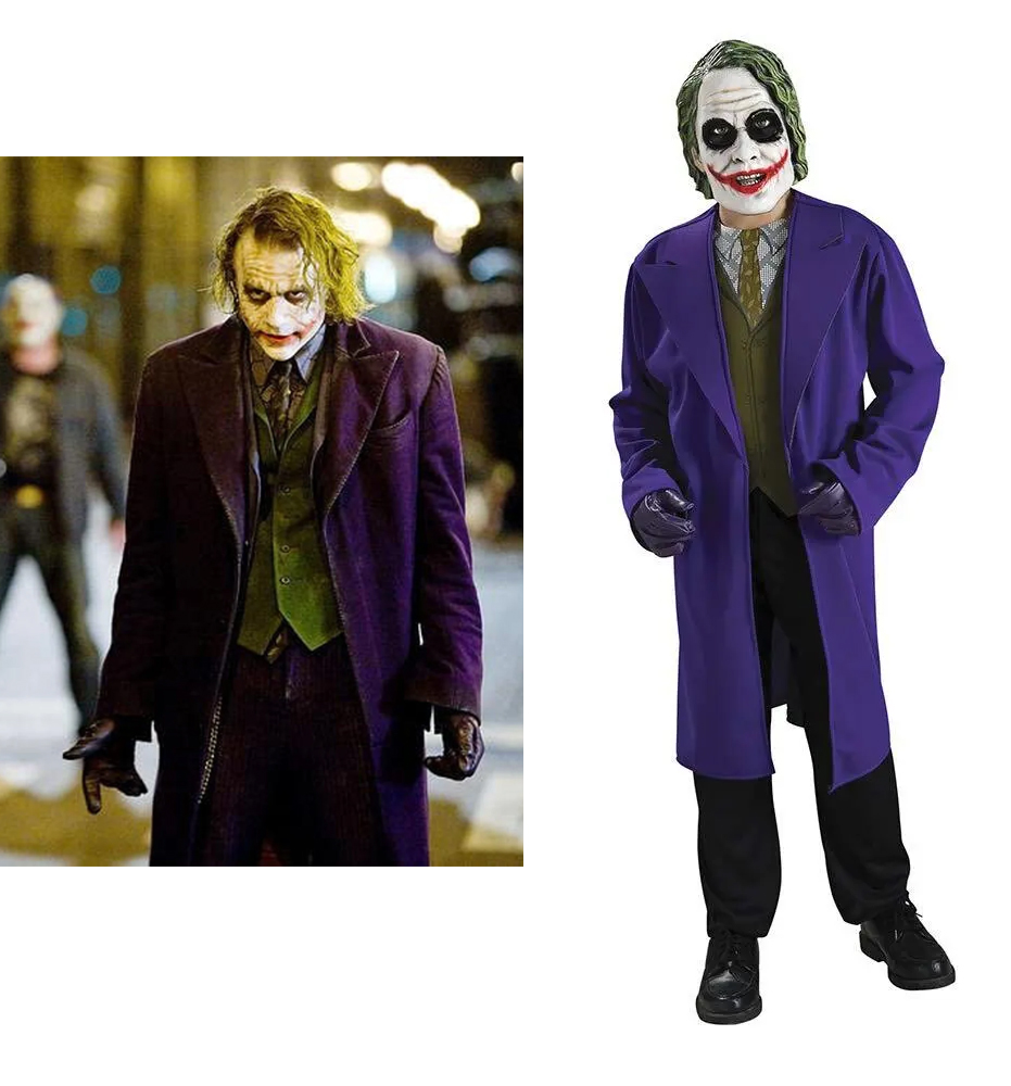 Rubie's Costume Joker con Maschera Vestito Carnevale Halloween Bambino 8-10  anni