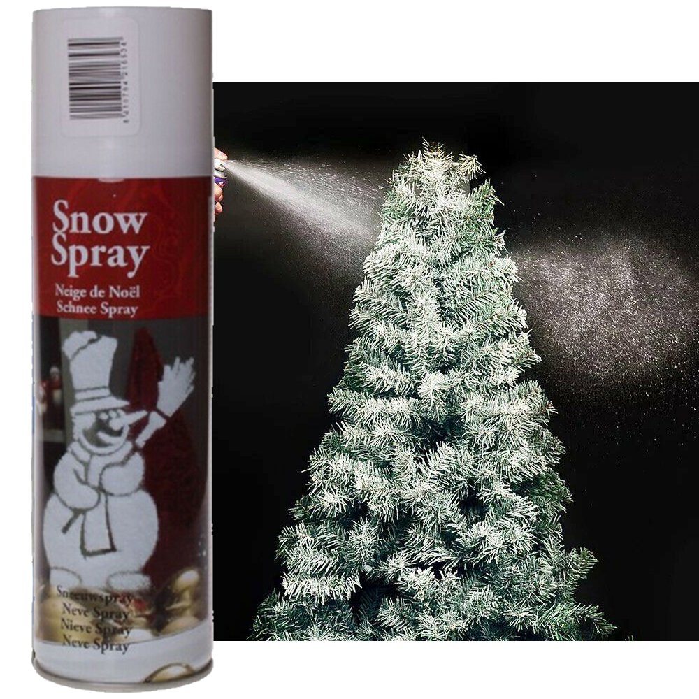 Spray Neve Acan Tradineur - 2 Flaconi Da 250 Ml | Per Decorazioni Natalizie, Alberi, Presepi